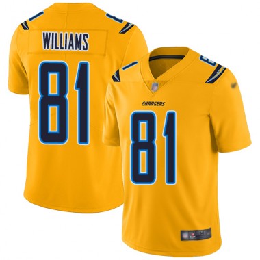 Los Angeles Chargers NFL Football Mike Williams Gold Jersey Youth Limited 81 Inverted Legend